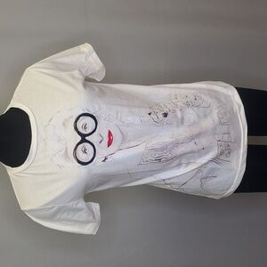 Doris Apfel Tribute T-Shirt Round Neck Short Sleeves Size L